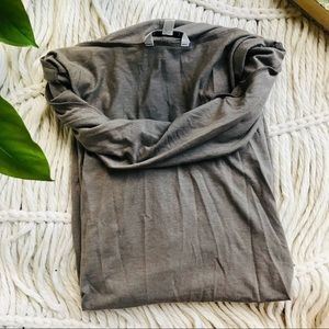 CABI olive green cowl neck (LS)